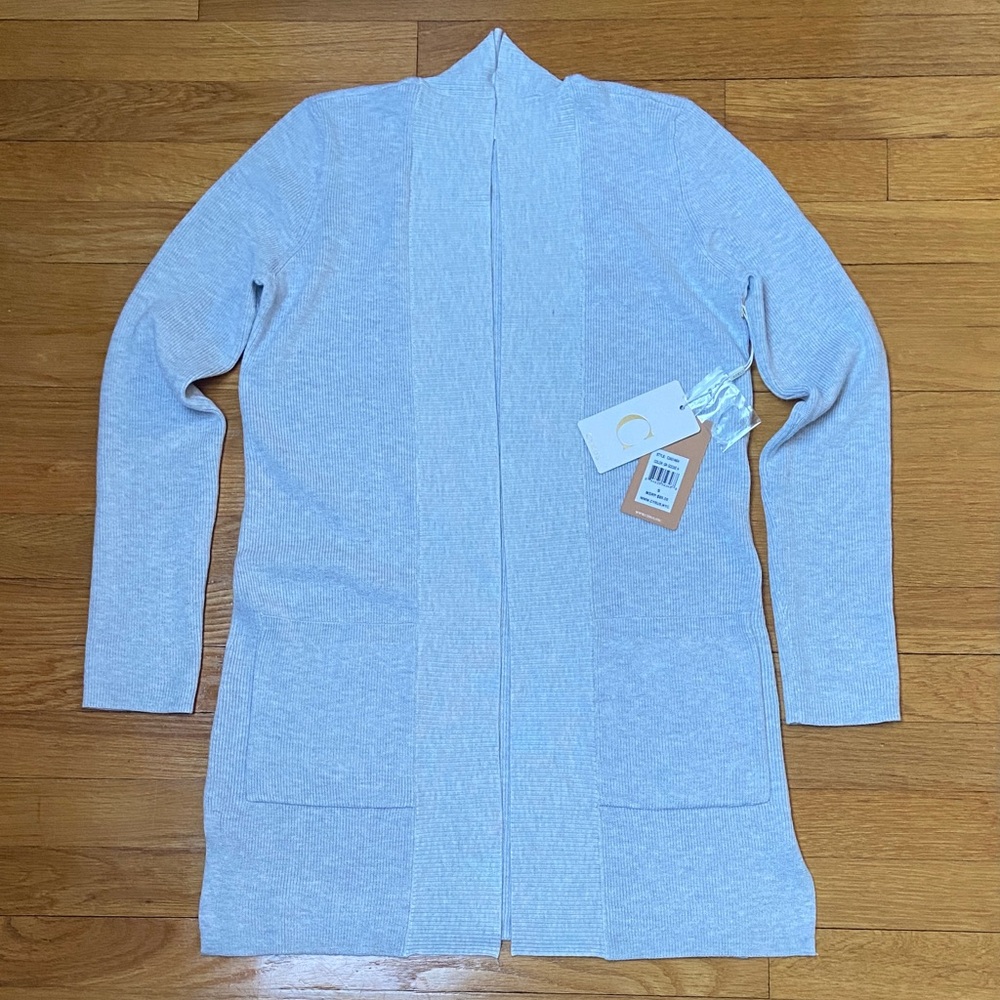 Cyrus Light Gray Women's Cardigan Sweater